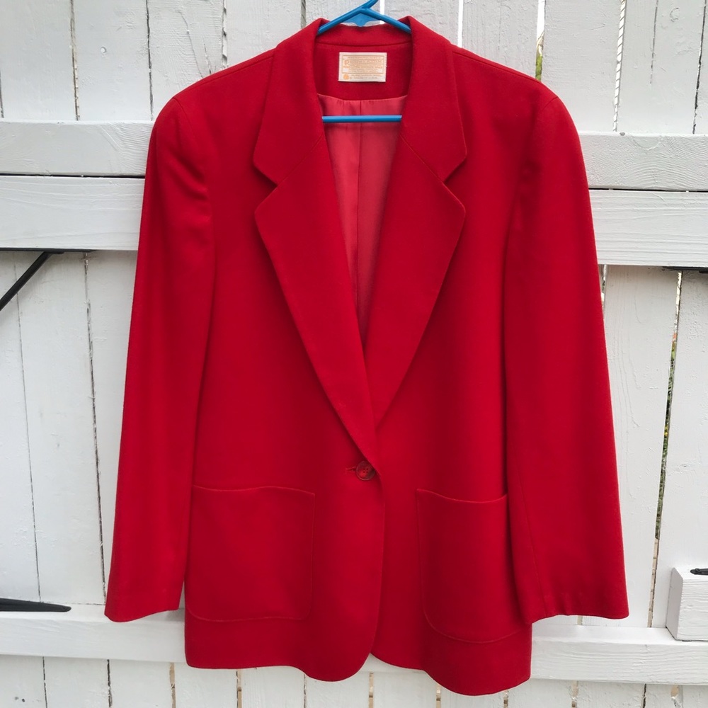 Red Pendleton Blazer - image 1
